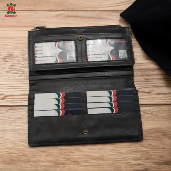 Long leather wallet 2 - Image 3