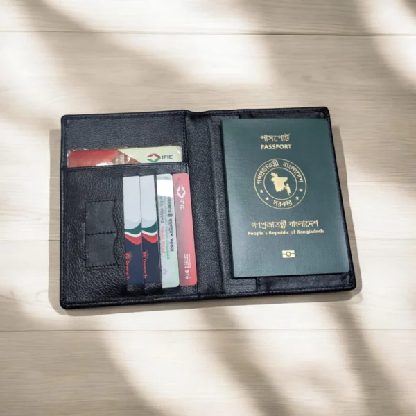 Custom Travel Rfid Genuine Leather Security Gift Card Holder Cover Case Passport Holders Bag Cover